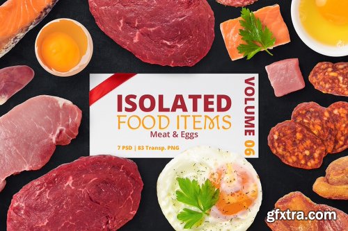 1050+ Isolated Food Items + Premade Scenes