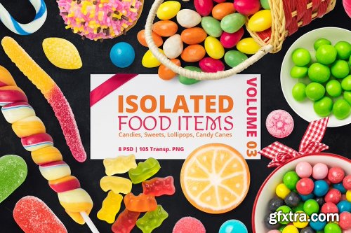 1050+ Isolated Food Items + Premade Scenes
