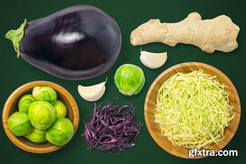 1050+ Isolated Food Items + Premade Scenes