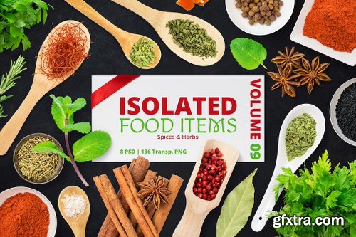 1050+ Isolated Food Items + Premade Scenes