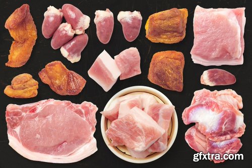 1050+ Isolated Food Items + Premade Scenes