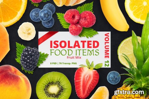 1050+ Isolated Food Items + Premade Scenes