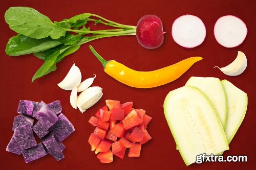 1050+ Isolated Food Items + Premade Scenes