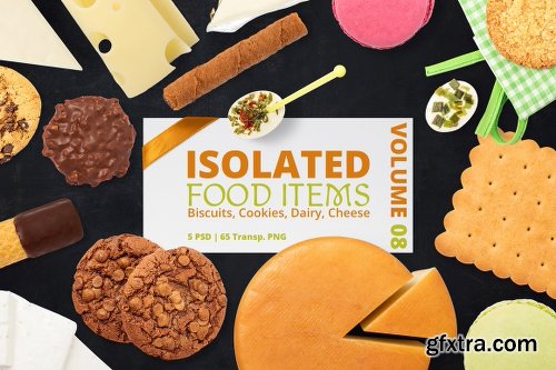 1050+ Isolated Food Items + Premade Scenes