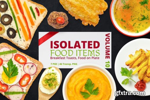 1050+ Isolated Food Items + Premade Scenes