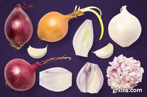 1050+ Isolated Food Items + Premade Scenes