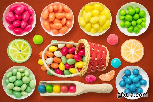 1050+ Isolated Food Items + Premade Scenes