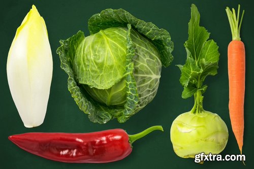 1050+ Isolated Food Items + Premade Scenes