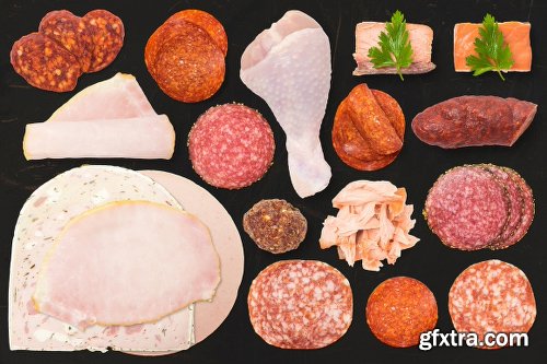 1050+ Isolated Food Items + Premade Scenes