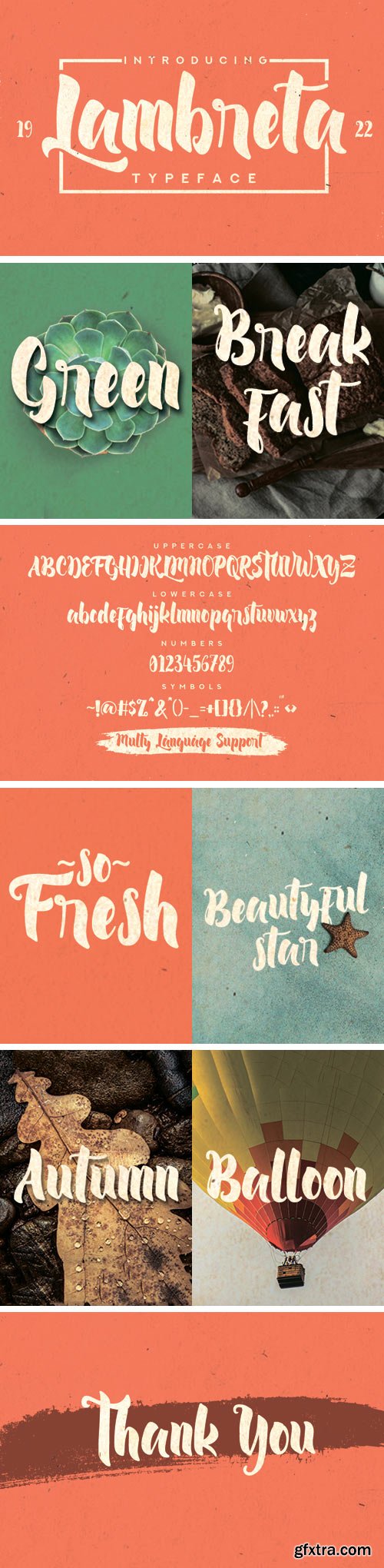 Fontbundles - Lambreta Typeface 38186