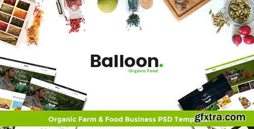 Themeforest - Balloon | Organic Farm & Food Business PSD Template Themeforest - Balloon | Organic Farm & Food Business PSD Template