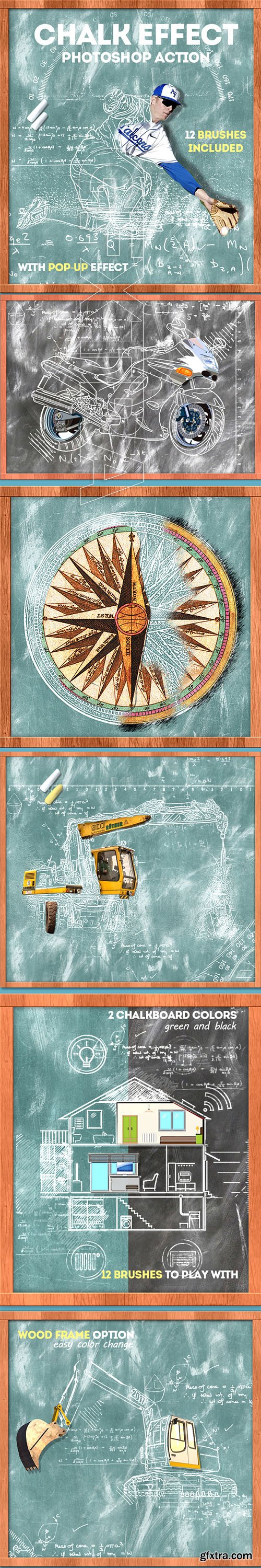 GraphicRiver - Chalk Effect Photoshop Action 22423470