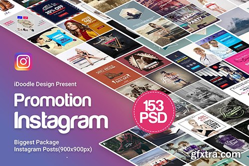 Promotion Instagram Posts - 153 PSD Promotion Instagram Posts - 153 PSD