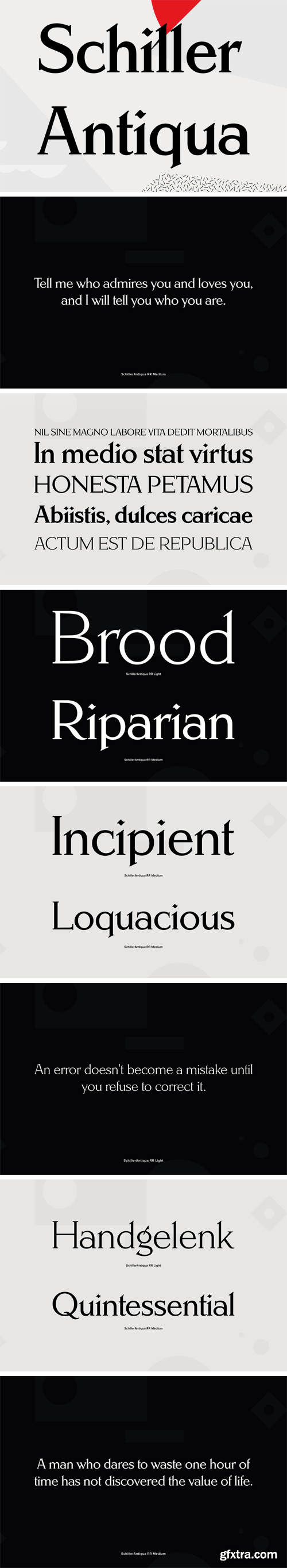 Schiller Antiqua Font Family