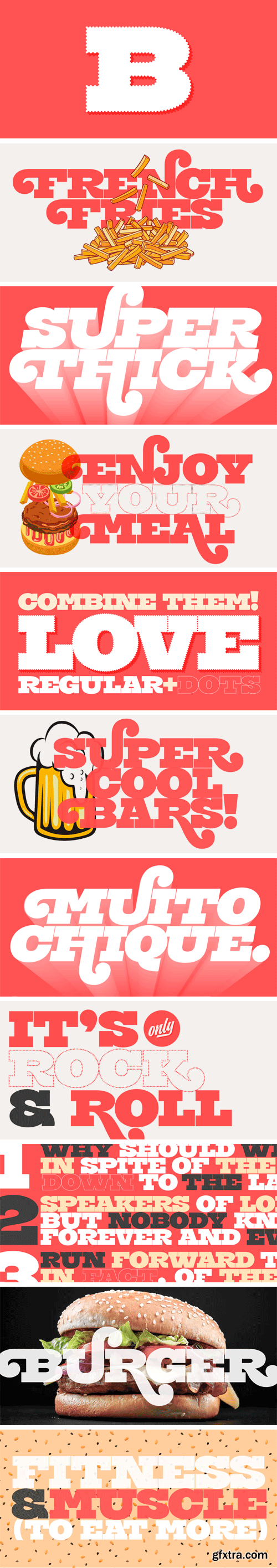 Burger Font Family