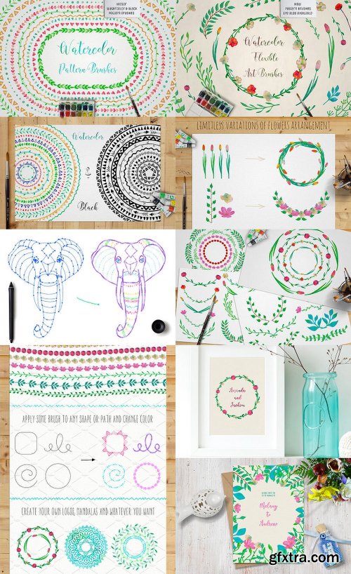 3500+ Textures, Brushes, Icons, Watercolors & More Graphic Elements 3500+ Textures, Brushes, Icons, Watercolors & More Graphic Elements