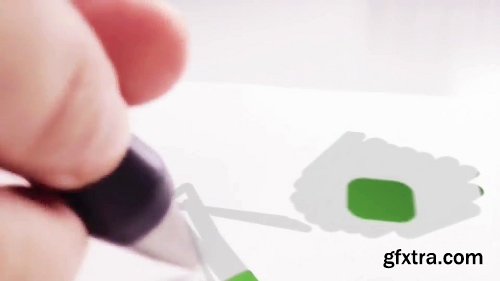 Videohive Hand Is Drawing Logo Mock-Up 9346094