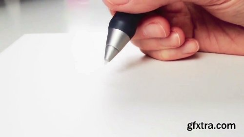 Videohive Hand Is Drawing Logo Mock-Up 9346094