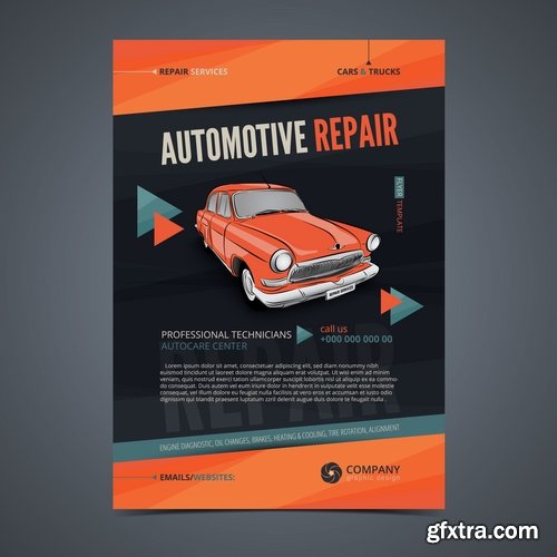 Flyer Car Taxi Banner Advertising Poster Signboard Invitation Card