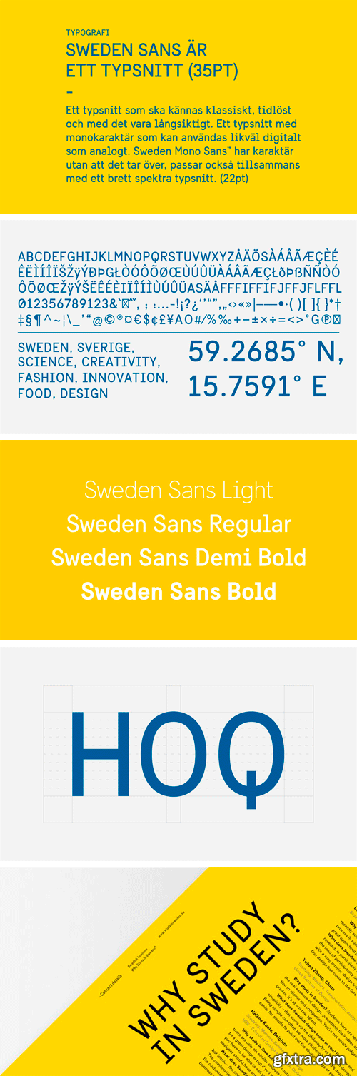 Sweden Sans Typeface