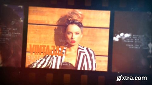 Videohive Vintage Photo Gallery, Old Film Album 6039365