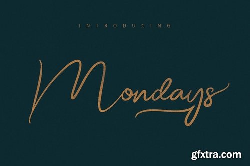 CM - Mondays Script Font 2859137