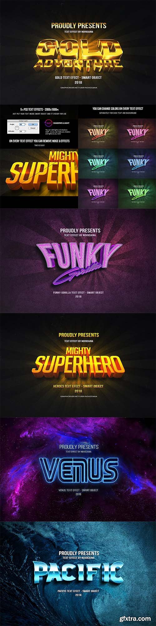 Mulitple Pro Text Effects