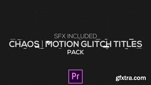 Videohive Chaos | Motion Glitch Titles | MOGRT for Premiere Pro 21829974