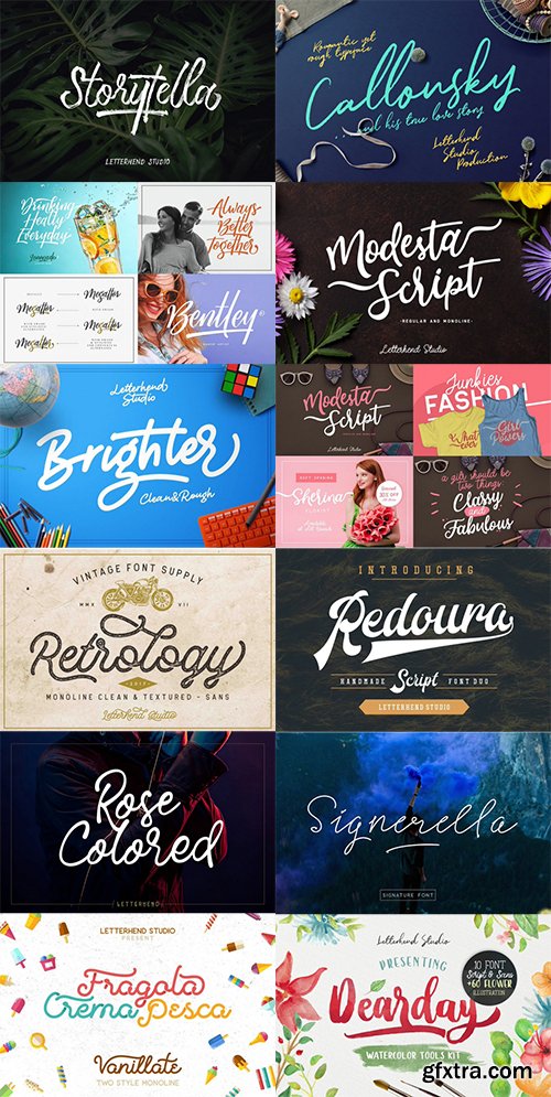 123 Best-Selling Fonts &amp; 552 Premium Graphics and Logos