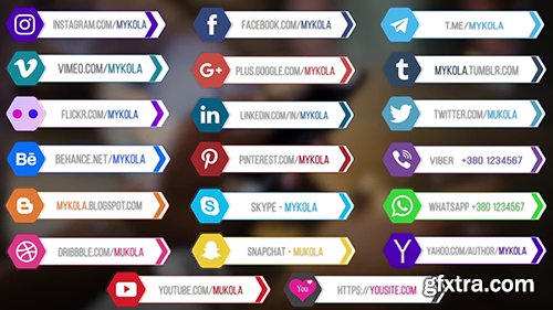 20 Social Media Lower Thirds V.2 108206 20 Social Media Lower Thirds V.2 108206