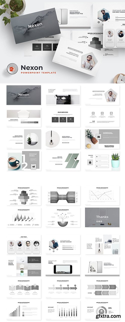 Nexon - Powerpoint, Keynote and Google Sliders Template