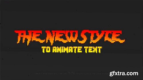 Videohive Arcade Text Maker 8bit Glitch Titles 20774500