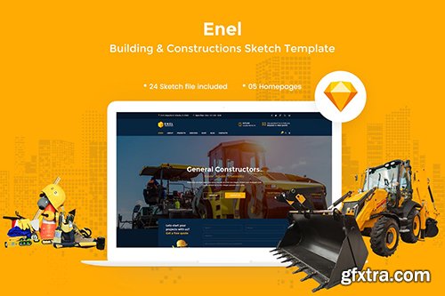Enel - Construction & Building Sketch Template