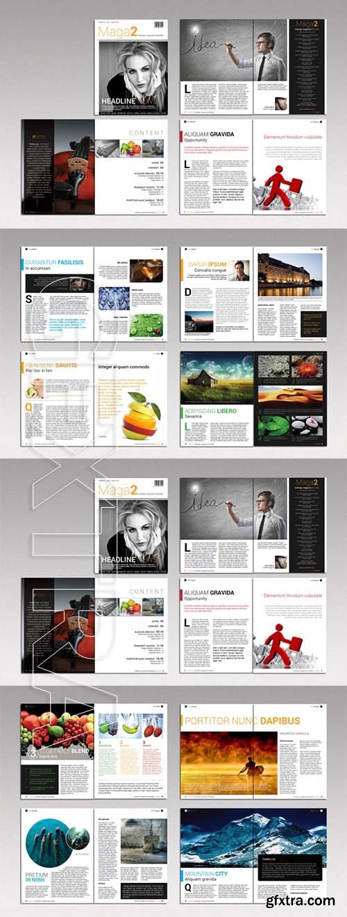 Indesign Magazine Template