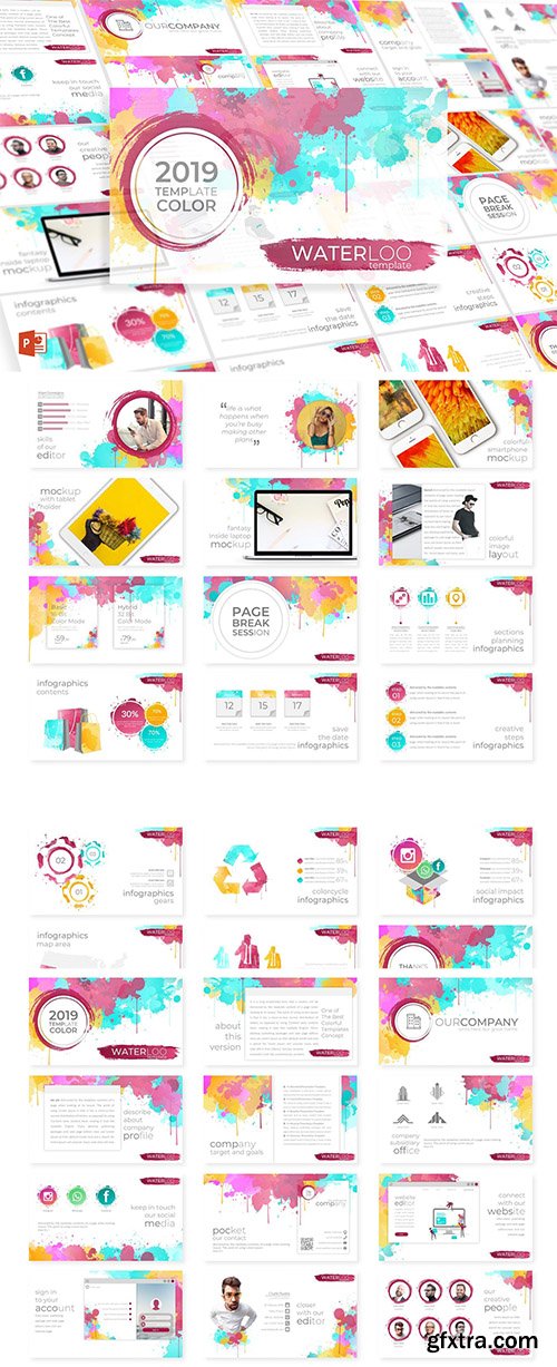 Waterloo - Powerpoint, Keynote, Google Sliders Templates