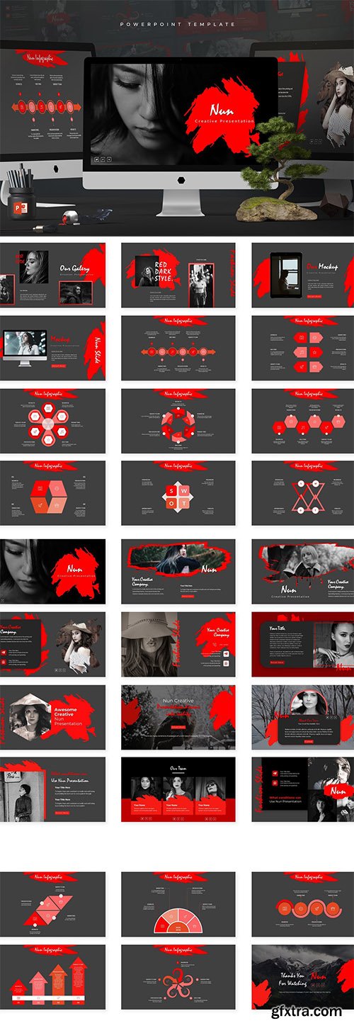 Nun - Powerpoint, Keynote, Google Sliders Templates