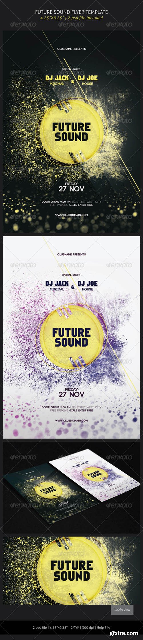 Future Sound Flyer Template 5868032