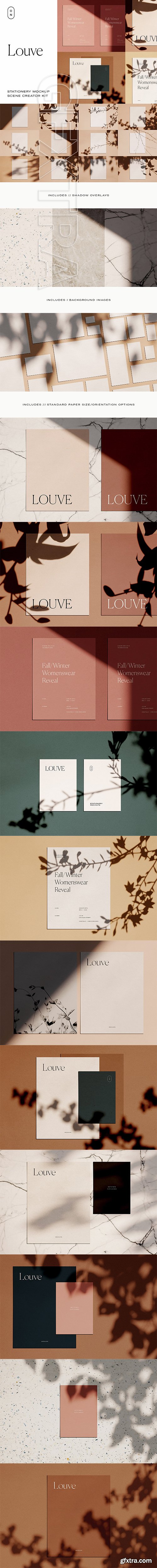 CreativeMarket - Louve – (Mockup Kit) Scene Creator 2845996 CreativeMarket - Louve – (Mockup Kit) Scene Creator 2845996
