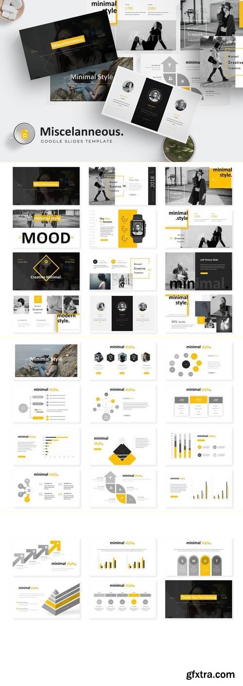 Misscelanneous - Powerpoint, Keynote and Google Sliders Template