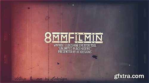 Videohive 8mm Slideshow Creator Tool For Vintage Film Look 7450527