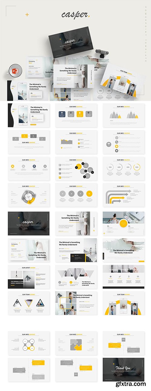Casper - Powerpoint, Keynote and Google Sliders Templates