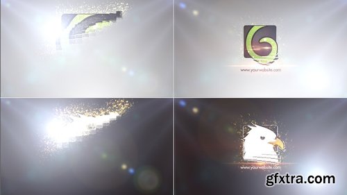 Videohive Minimal Glitters Logo 22480514