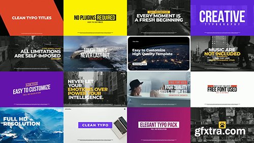 Clean Typography Pack 108721 Clean Typography Pack 108721