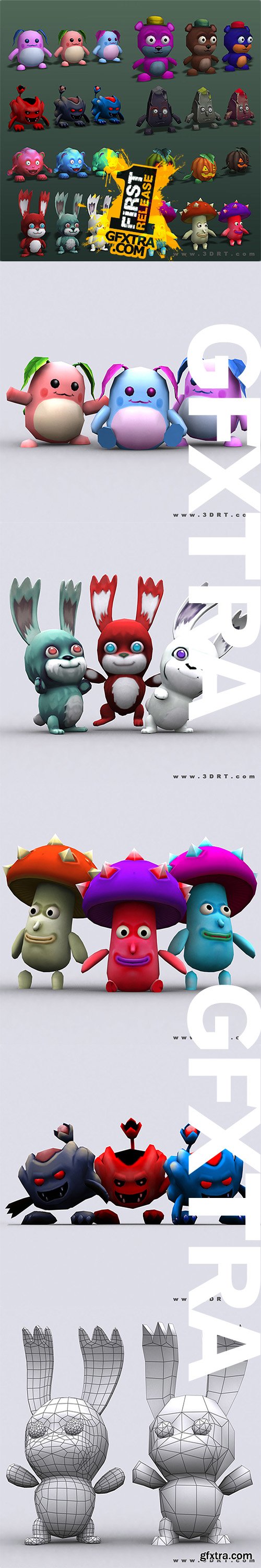 Cubebrush - 3DRT - Chibiimons Cubebrush - 3DRT - Chibiimons