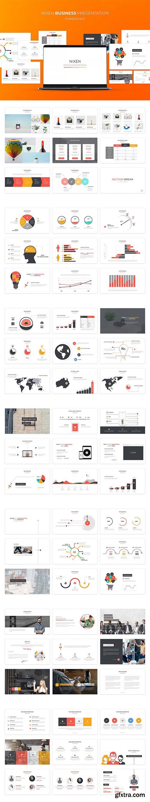 Nixen Powerpoint and Keynote Template