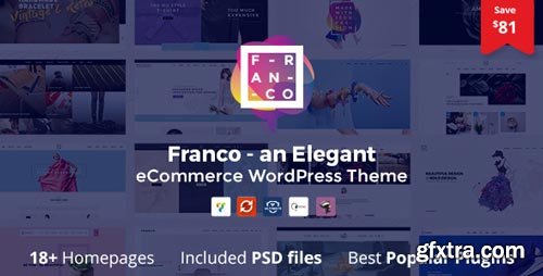 ThemeForest - Franco - Elegant WooCommerce WordPress Theme V.1.3 - 17155968