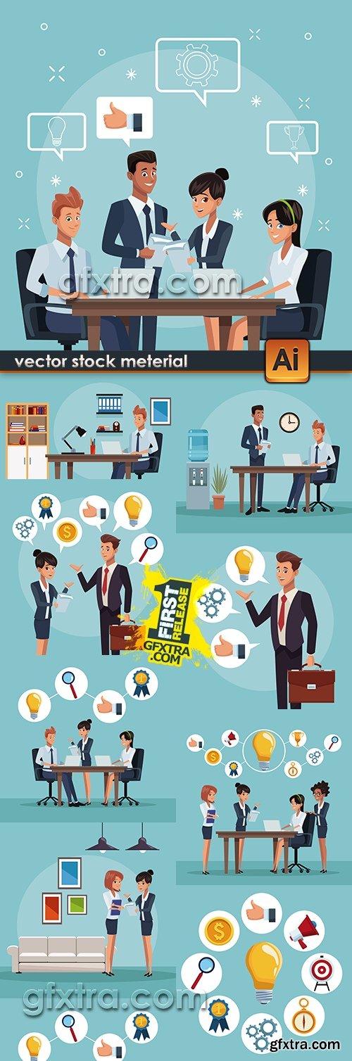 People business work in team and cooperation