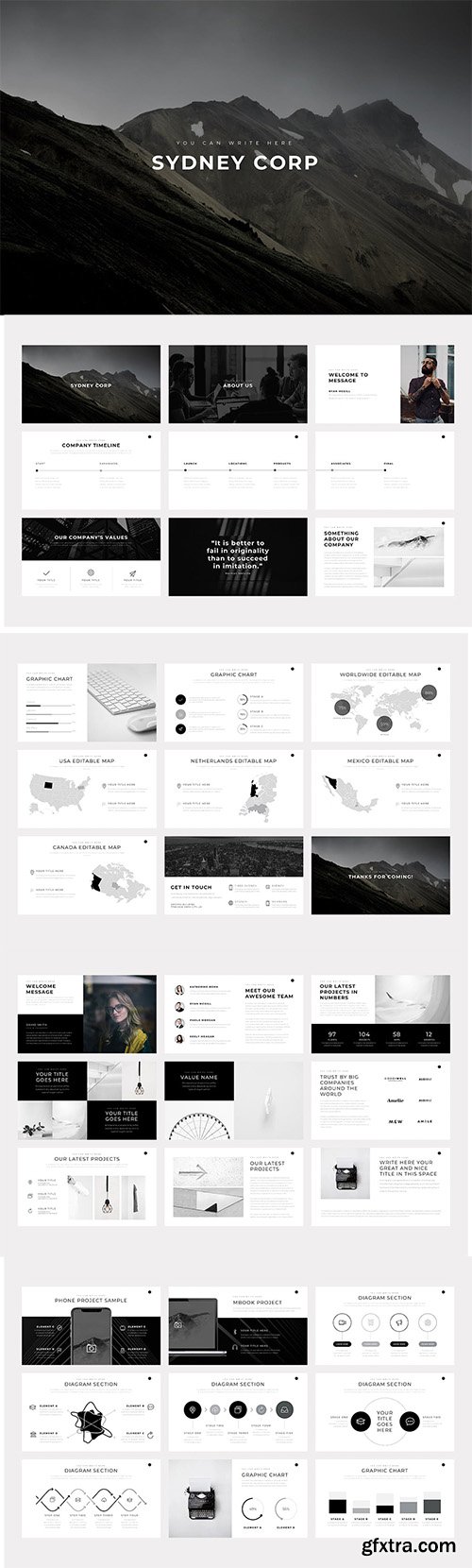 Sydney Minimal PowerPoint Template Sydney Minimal PowerPoint Template