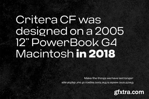 Criteria CF Font Family