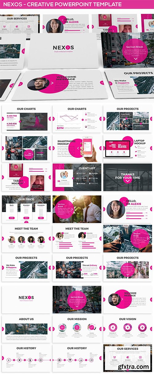 Nexos - Creative Powerpoint Template